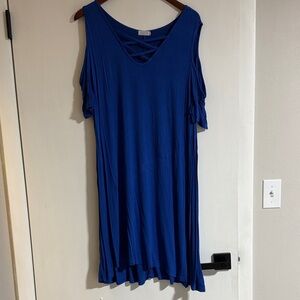 Elegant Blue Women's Top